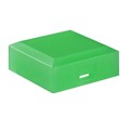 AT3075F - CAP PUSHBUTTON SQUARE GREEN