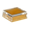 AT3076JD - CAP PUSHBUTTON SQUARE CLR/AMBER