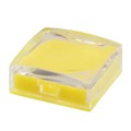 AT3073JD - CAP PUSHBUTTON SQUARE CLR/AMBER
