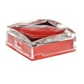 AT3074JC - CAP PUSHBUTTON SQUARE CLEAR/RED