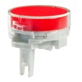 AT4013JC - CAP PUSHBUTTON ROUND CLEAR/RED