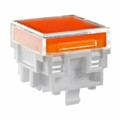 AT4162JD - CAP PUSHBUTTON SQUARE CLR/AMBER