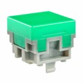 AT476FJ - CAP PUSHBUTTON SQUARE GREEN