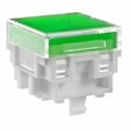 AT4162JF - CAP PUSHBUTTON SQUARE CLEAR/GRN