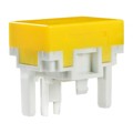 AT4026EJ - CAP PUSHBUTTON RECT YELLOW
