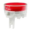 AT4164JC - CAP PUSHBUTTON ROUND CLEAR/RED