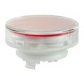 AT4165JC - CAP PUSHBUTTON ROUND CLEAR/RED