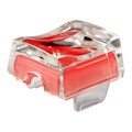 AT4127SC - CAP ROCKER RECTANGULAR CLEAR/RED