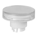 AT3017JB - CAP PUSHBUTTON ROUND CLEAR/WHITE