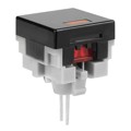 AT480CA - CAP PUSHBUTTON SQ BLACK/RED LED