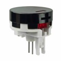 AT4016CA - CAP PUSHBUTTON ROUND BLK/RED LED