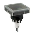 AT3010F12JA - CAP PUSHBUTTON SQUARE CLEAR/BLK