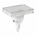 AT3012F12JB - CAP PUSHBUTTON RECT CLEAR/WHITE