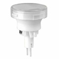 AT3011CF12JB - CAP PUSHBUTTON ROUND CLEAR/WHITE