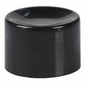 3MN-C2-2 - CAP PUSHBUTTON ROUND BLACK
