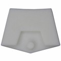 140000480673 - CAP ROCKER RECTANGULAR WHITE