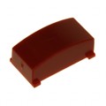 1630038 - CAP PUSHBUTTON RECT NOBLE RED