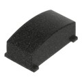 1630057 - CAP PUSHBUTTON RECT DARK GRAY