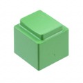 1670002 - CAP PUSHBUTTON RECTANGULAR GREEN