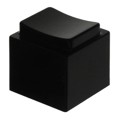 1670009 - CAP PUSHBUTTON RECTANGULAR BLACK