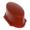 1WD08 - CAP TACTILE OVAL RED