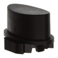 1WP09 - CAP TACTILE OVAL BLACK