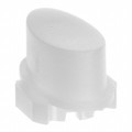 1WP16 - CAP TACTILE OVAL FROSTED WHITE