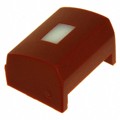 1H086 - CAP TACT RECT RED/FROST WHT LENS