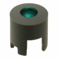 1LS032-12.0 - CAP TACTILE ROUND GRAY/GRN LENS