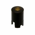 1LS094-15.0 - CAP TACTILE RND BLK/YELLOW LENS