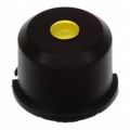 1E094 - CAP TACTILE RND BLK/YELLOW LENS