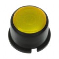 1F094 - CAP TACTILE RND BLK/YELLOW LENS