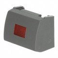 1H038 - CAP TACTILE RECT GRAY/RED LENS