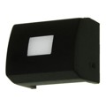 1H096 - CAP TACT RECT BLK/FROST WHT LENS