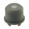 1ES036 - CAP TACT RND GRAY/FROST WHT LENS