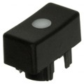 1R096 - CAP TACT RECT BLK/FROST WHT LENS