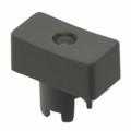 1RS031 - CAP TACTILE RECT GRAY/TRANS LENS