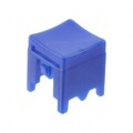 P23494 - CAP PUSHBUTTON SQUARE BLUE