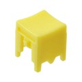 P23498 - CAP PUSHBUTTON SQUARE YELLOW