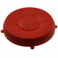 1Z08 - CAP TACTILE ROUND RED