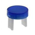 31-931.6 - LENS BLUE FLAT D15.8 PLASTIC TRA