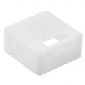 AML52-C10W - SQUARE BUTTON W/LED FOR PSHBTN