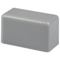 TAAGRY - CAP PUSHBUTTON RECTANGULAR GRAY