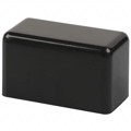 TAABLACK - CAP PUSHBUTTON RECTANGULAR BLACK