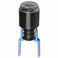 TH201-BLU - CAP PUSHBUTTON ROUND BLUE