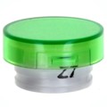 A16L-TGY - CAP PUSHBUTTON ROUND GREEN