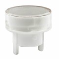 AT490JB - CAP PUSHBUTTON ROUND CLEAR/WHITE