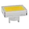 AT4022JE - CAP PUSHBUTTON RECT CLEAR/YELLOW