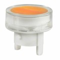 AT490JD - CAP PUSHBUTTON ROUND CLR/AMBER