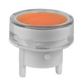AT4160JD - CAP PUSHBUTTON ROUND CLR/AMBER